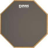 Evans RealFeel Apprentice Drum Practice Pad, 7 Inch | RealFeel practice pads provide realistic stick response, quiet practice, durable construction, and consistent rebound.