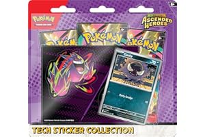Pokémon TCG: Mega Evolution—Ascended Heroes Tech Sticker Collection—Gastly (1 Foil Promo Card & 3 Booster Packs)