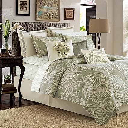 Amazon Com K U P 4 Pc Green Beautiful Comforter Set Cal