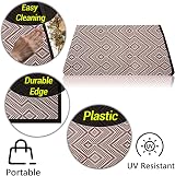 ARSUK Outdoor Plastic Rug 180x120 cm - Weatherproof & Lightweight view 7