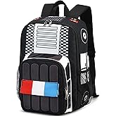 LEDAOU Kids Backpack for Boys Girls Preschool Kindergarten Elementary School Bookbag Toddler School Bag with Chest Strap