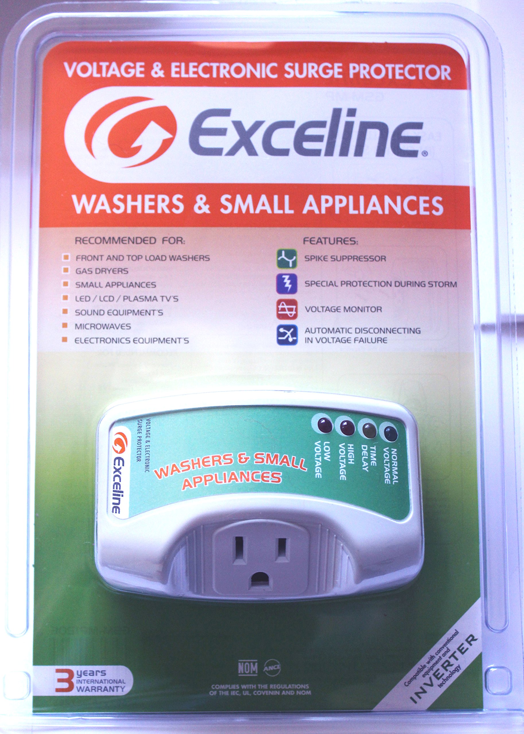 Electronic Surge Protector for Front and Top Load Washers, Gas Dryers