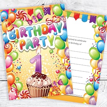 Olivia Samuel Children S 1st Birthday Party Invites Boy Or Girl