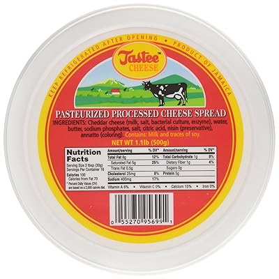 Jamaican Tastee Cheese, 17.6 oz (1.1 lb)