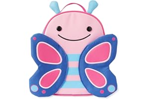 Skip Hop Toddler Backpack Leash, Zoo, Butterfly