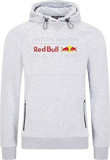 red and grey sweatshirt