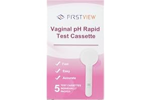 FIRSTVIEW pH Test Strips, Feminine Health pH Test Strips Kits for Bacterial Vaginitis, Trichomonas Vaginitis, pH Balance for 