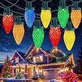C9 Christmas Lights Outdoor, 114 Feet 150 LED C9