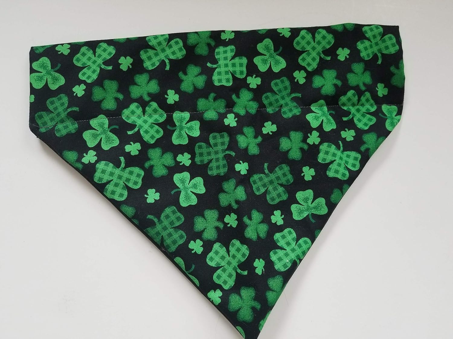 Download Saint Patricks Day Clover Over the Collar Dog Bandana ...