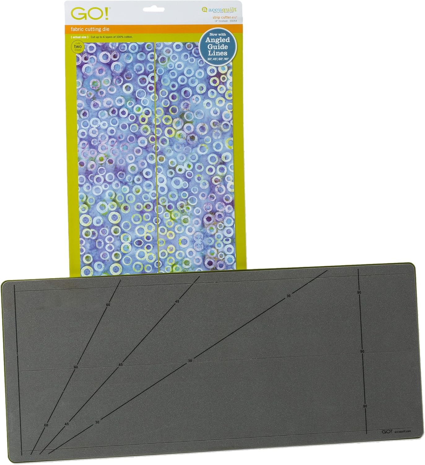 Accuquilt 55054 Strip Die Cutter 4 1/2 Inch / 11,4 cm Strip Cutter