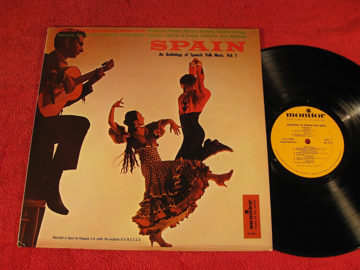  Spain; An anthology of Spanish Folk music; Vol 1; Dances from