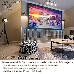Elite Screens Designer Cut 135" Diag. 16:9, 8K 4K