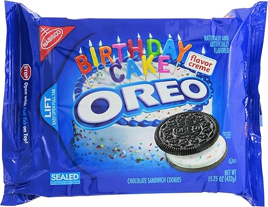 Oreo Chocolate Sandwich Cookies, Birthday Cake, 15.25 Ounce: Amazon.es: Electrónica