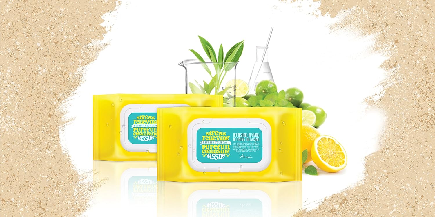 Kết quả hình ảnh cho Ariul Stress Relieving Purefull Cleansing Tissue"