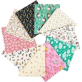 Craftido -25 Options- 100% Cotton Quilting Fabric Bundles 10pcs Fat Quarters 18”x21”-Medium Weight 5.2 oz- Soft Cotton for Quilting, Sewing Project, Patchwork, DIY Crafts – Day Dreaming