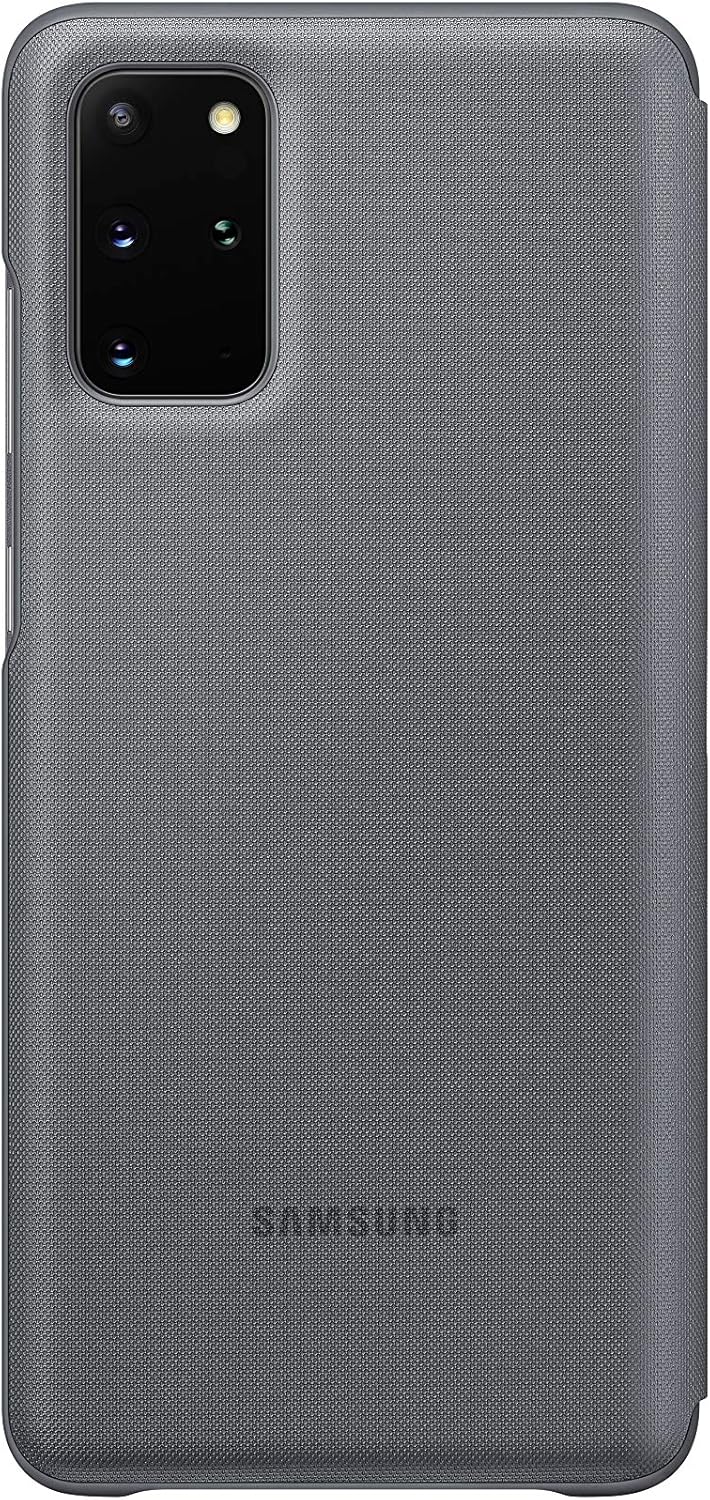 Samsung Original Galaxy S20+ 5G LED View Cover/Mobile Phone Case - Grey, Monochrome - Image 3