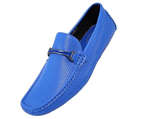 royal blue moccasins
