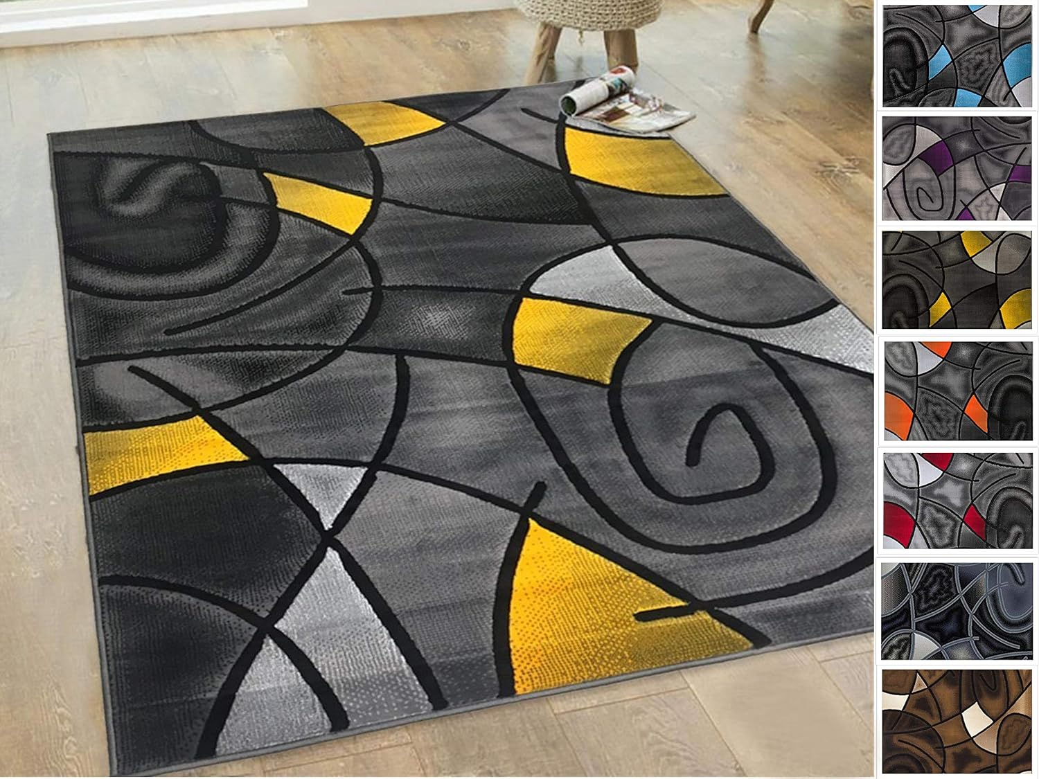 Best yellow area rugs for living room