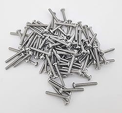 FixtureDisplays® 6-32 X 1" Stainless Pan Head