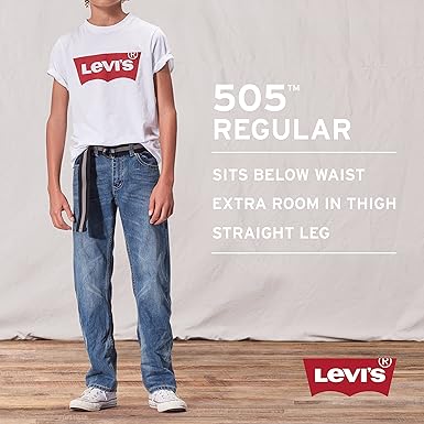 levis 505 husky size chart