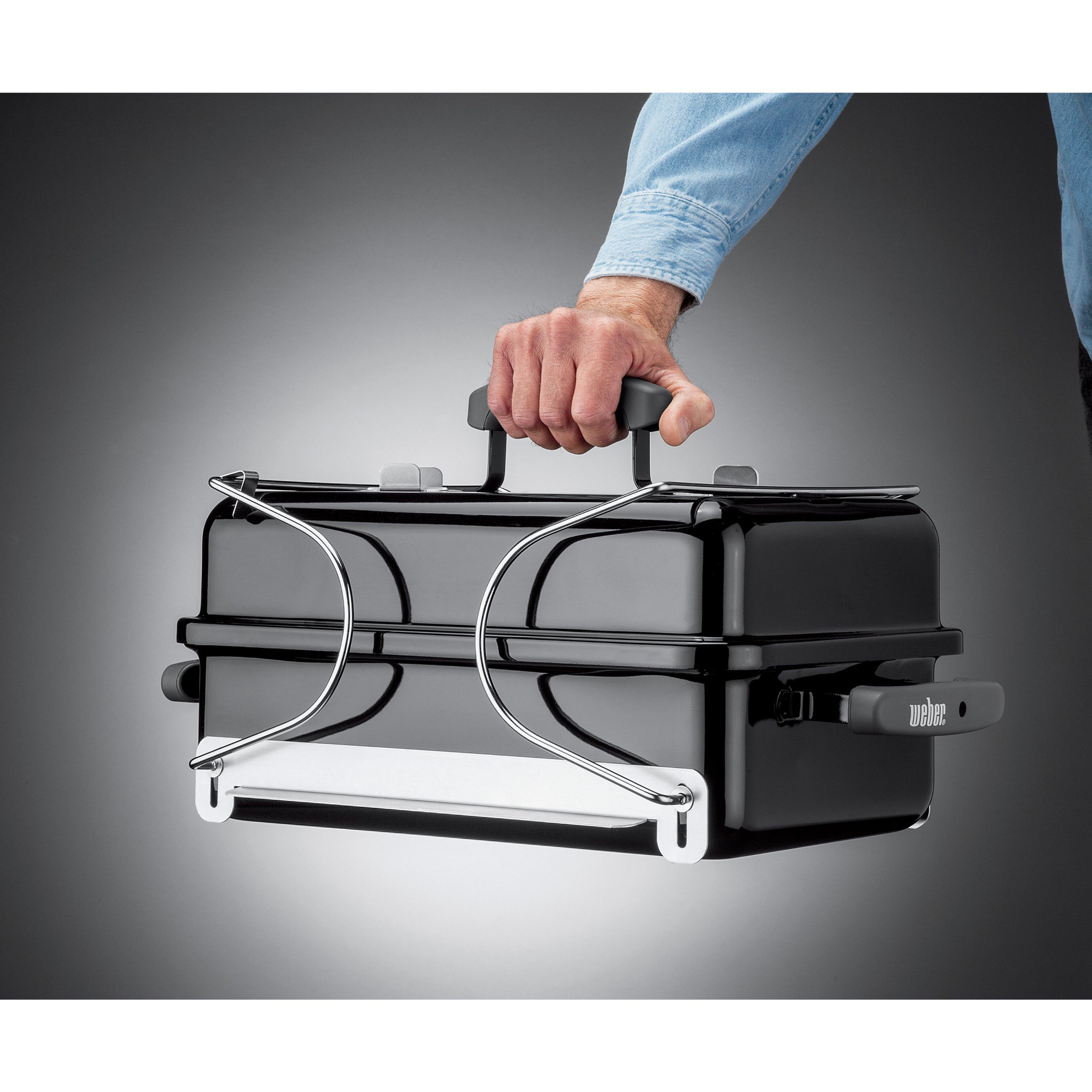 Weber Go-Anywhere Charcoal Grill, Black - Image 4