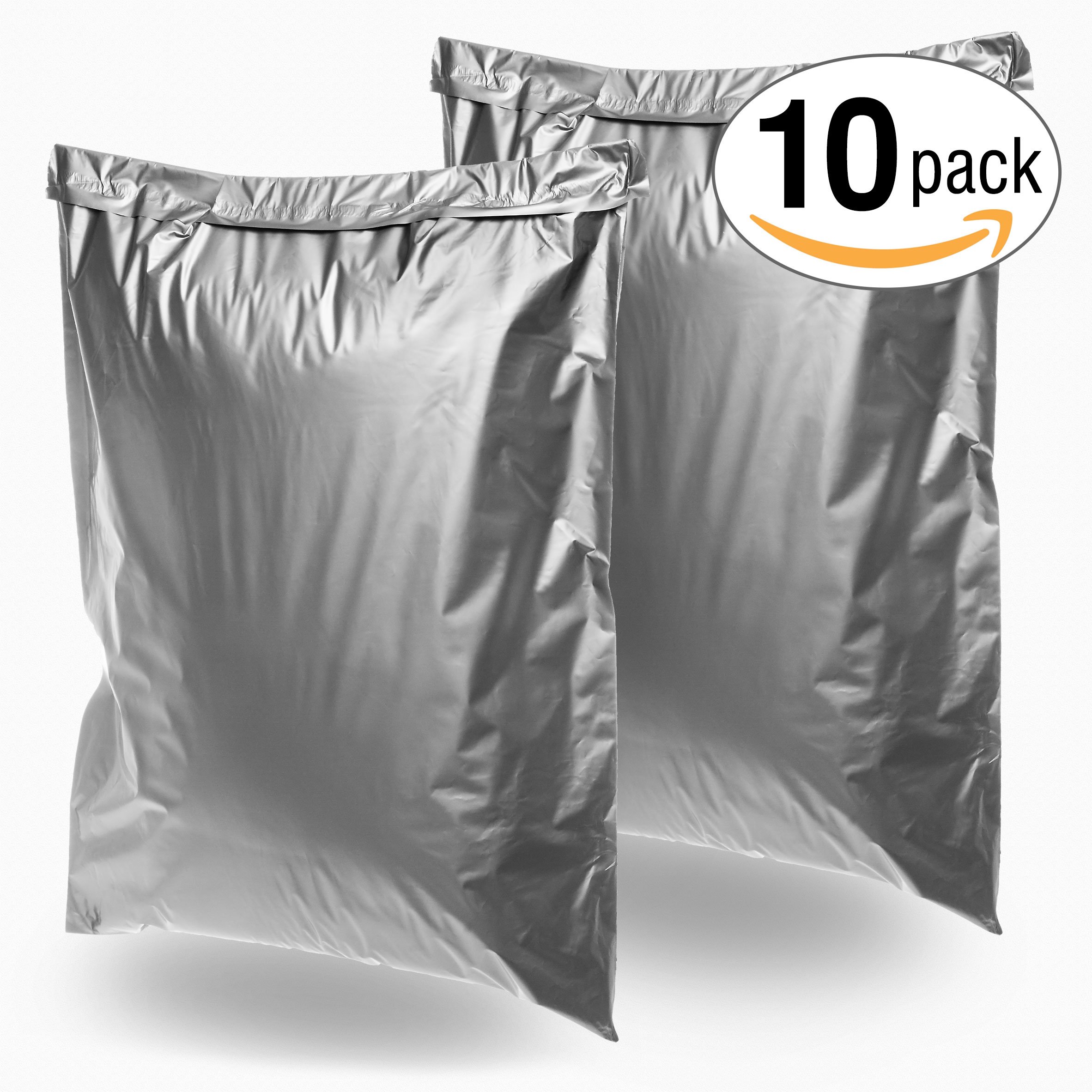 22x28 Jumbo SelfSeal Poly Mailer Bags 2.5 Mil (10 Pack Silver) Buy