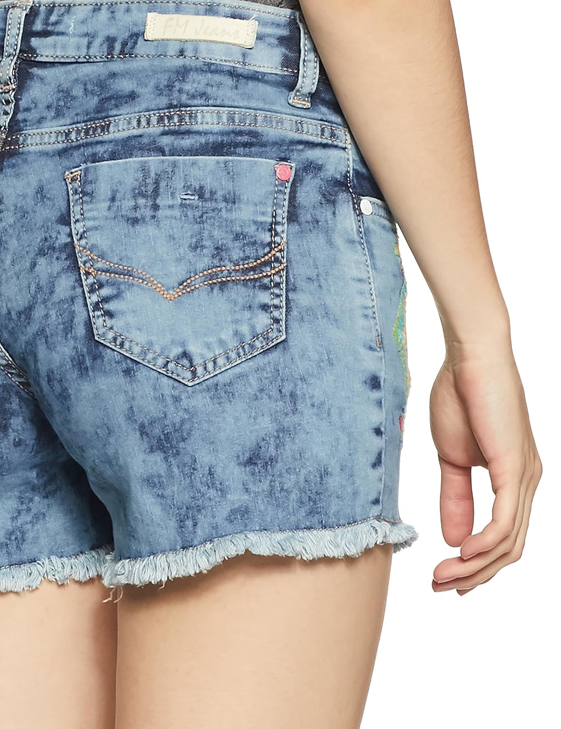 flying machine women's cotton shorts