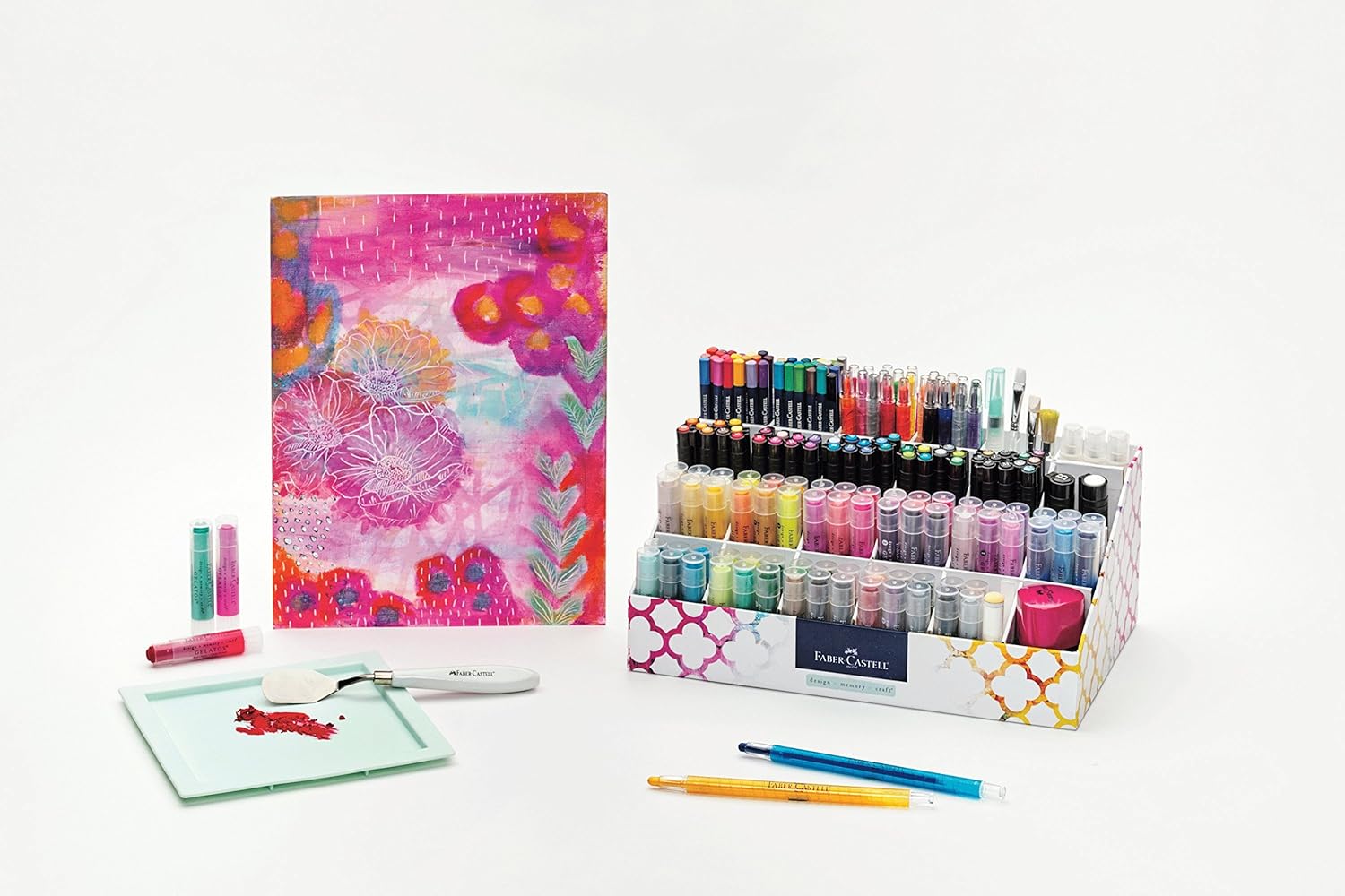 FaberCastell Empty Studio Caddy Storage for Art Supplies Art Tool