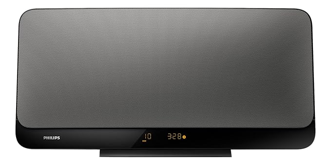 Philips MCM2450/12 Mini Stereoanlage (USB, MP3-CD, Wandmontage) schwarz