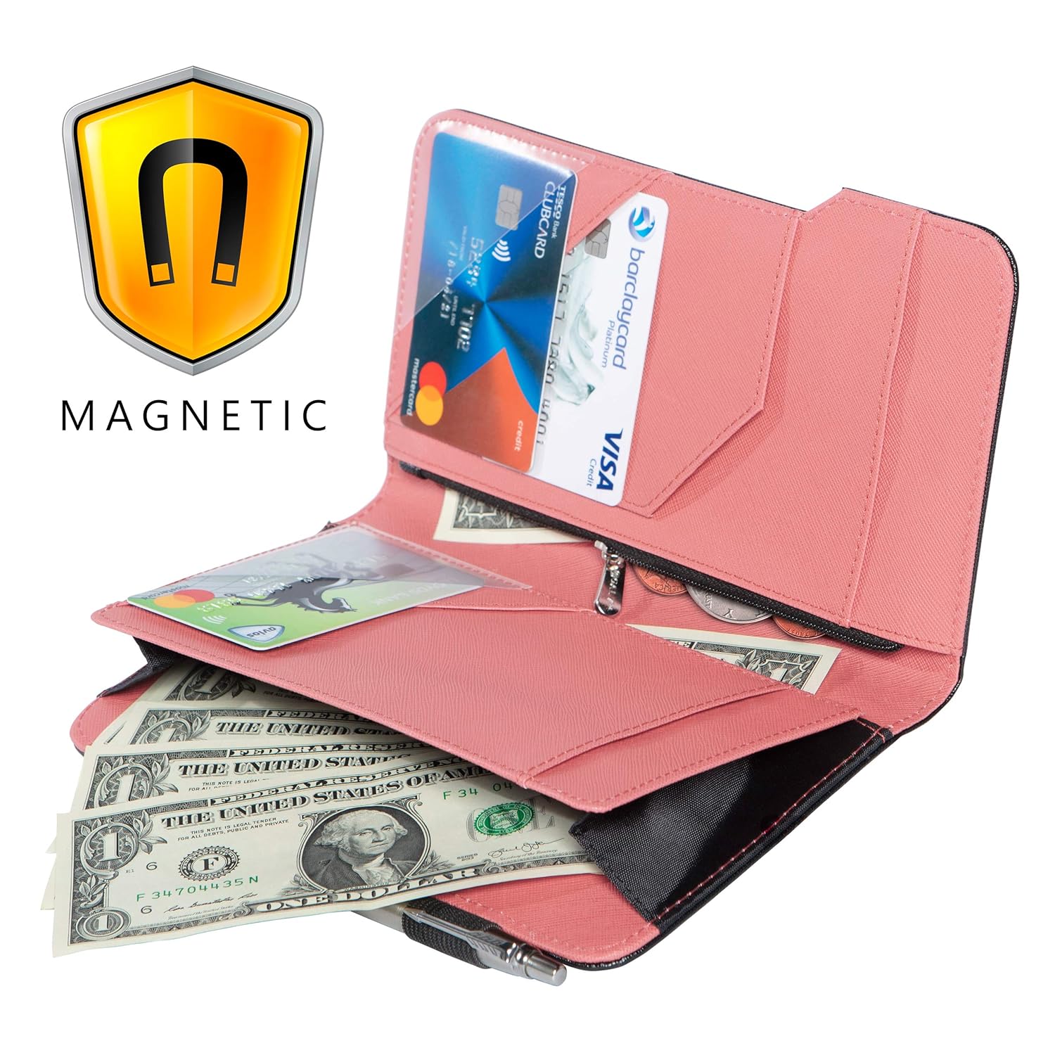 Amazon Com Ogalv 5x8 Server Book Pink For Waitress Waiter Organizer