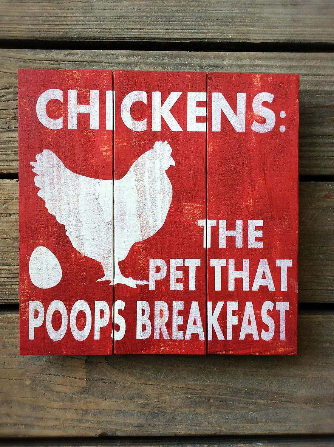 Chickens The Pet That Poops Breakfast Chicken Chicken Coop Chicken Decor Chicken Signs Chicken Lover Crazy Chicken Lady Wood Sign Wooden Sign