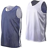 JOKHOO Reversible Men's Mesh Athletic Basketball Jersey Single for Team Scrimmage