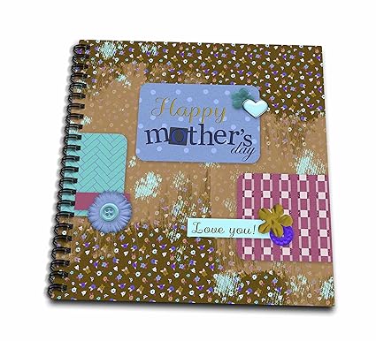 Amazon Com 3d Rose Happy Mothers Day Banner Drawing Book