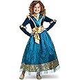 Disguise Disney Princess Merida Brave Deluxe Girls' Costume Green, Size/(4-6x)