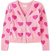 The Children's Place Girls Long Sleeve Knit Button Front Cardigan