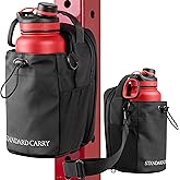 STANDARD CARRY Magnetic Gym Bag for Men and Women | Hold 40oz Water Bottle While Still Securing Valuable | Keep Bag Off The Floor with Magnetic Attachment [Black]