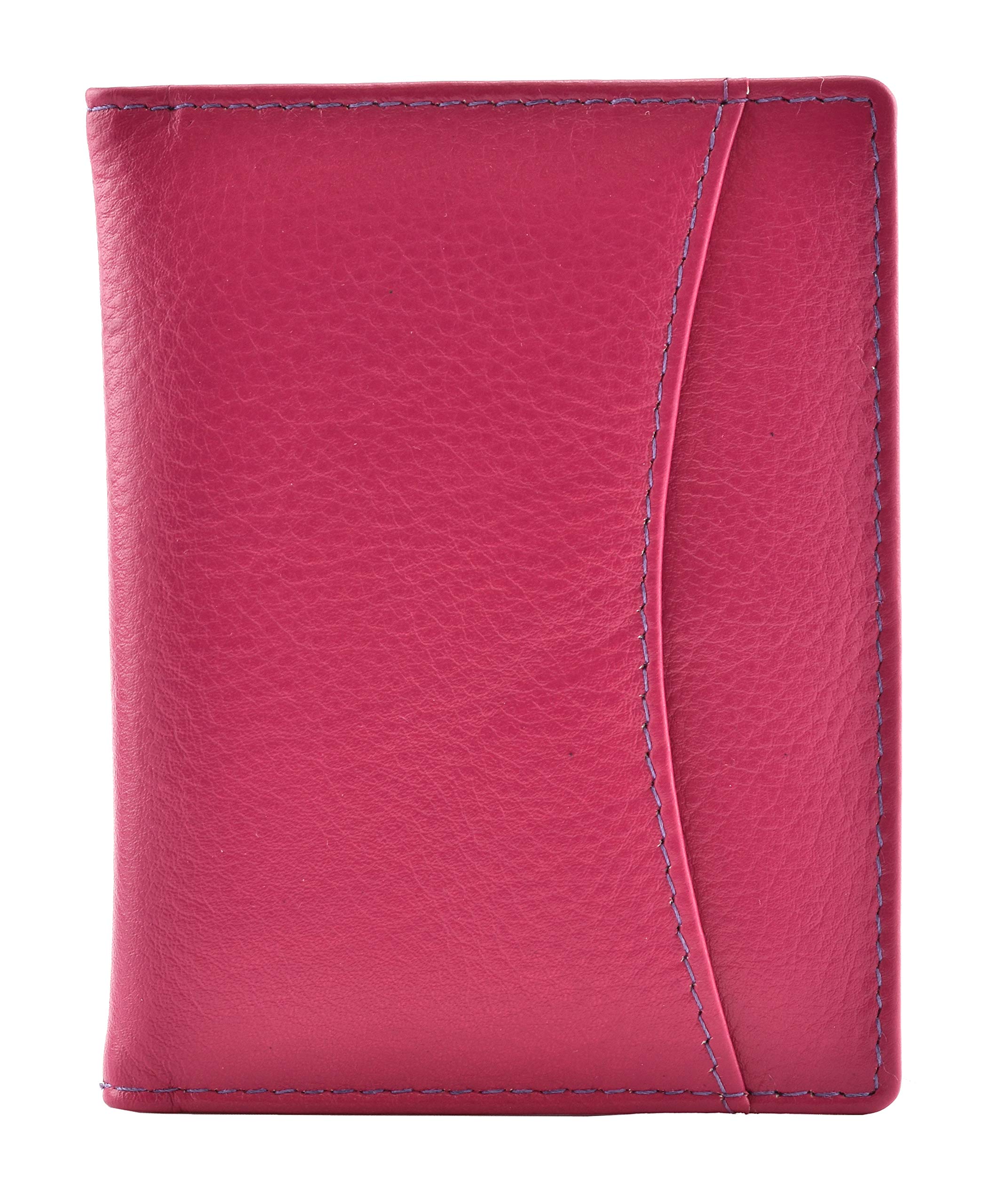 Mala Leather Odyssey Oyster & ID Holder 555-14 (Pink)