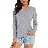 MAGCOMSEN Women's Long Sleeve Shirts UPF 50+ Sun Protection Quick Dry Athletic Running Workout Tops Rash Guard