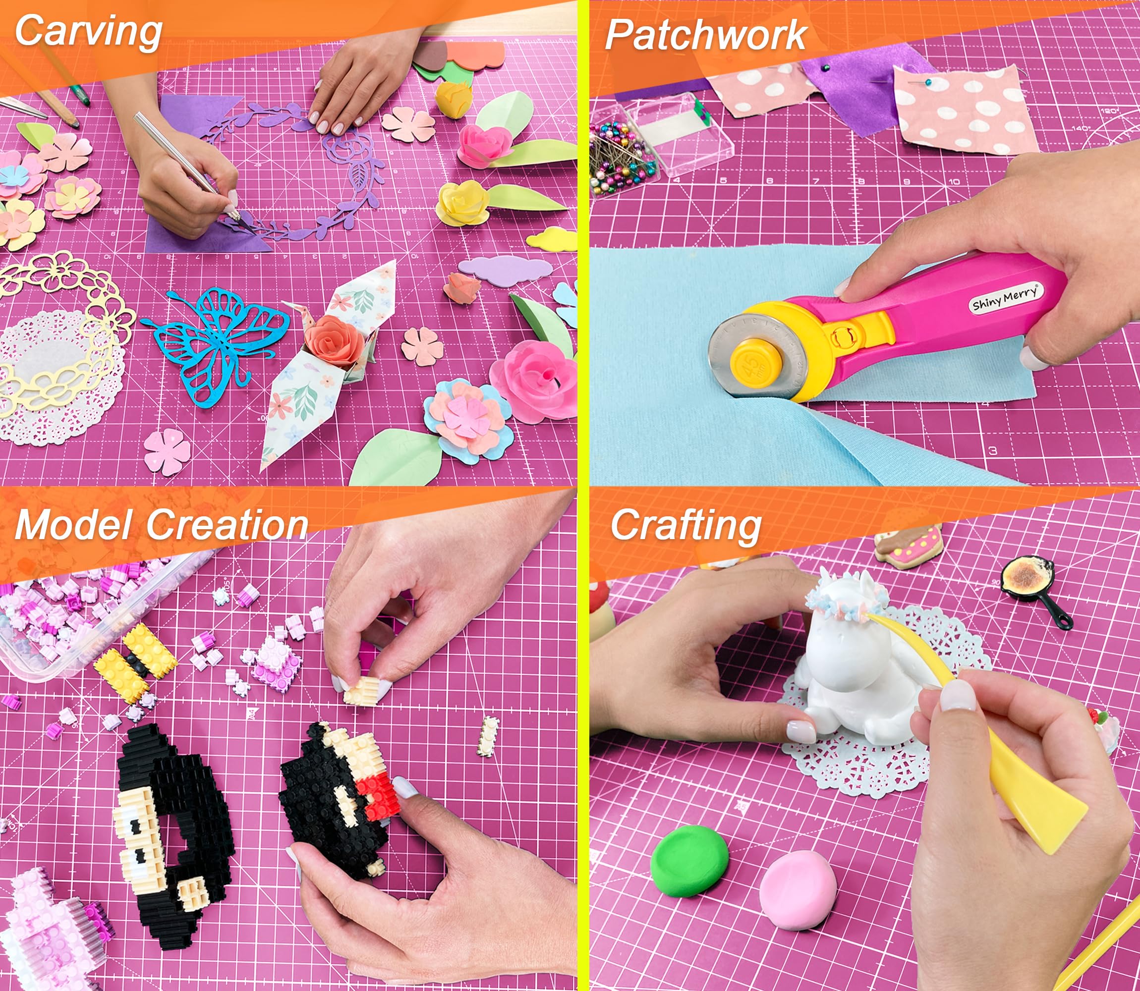 Shiny Merry Self Healing Cutting Mat A0 36