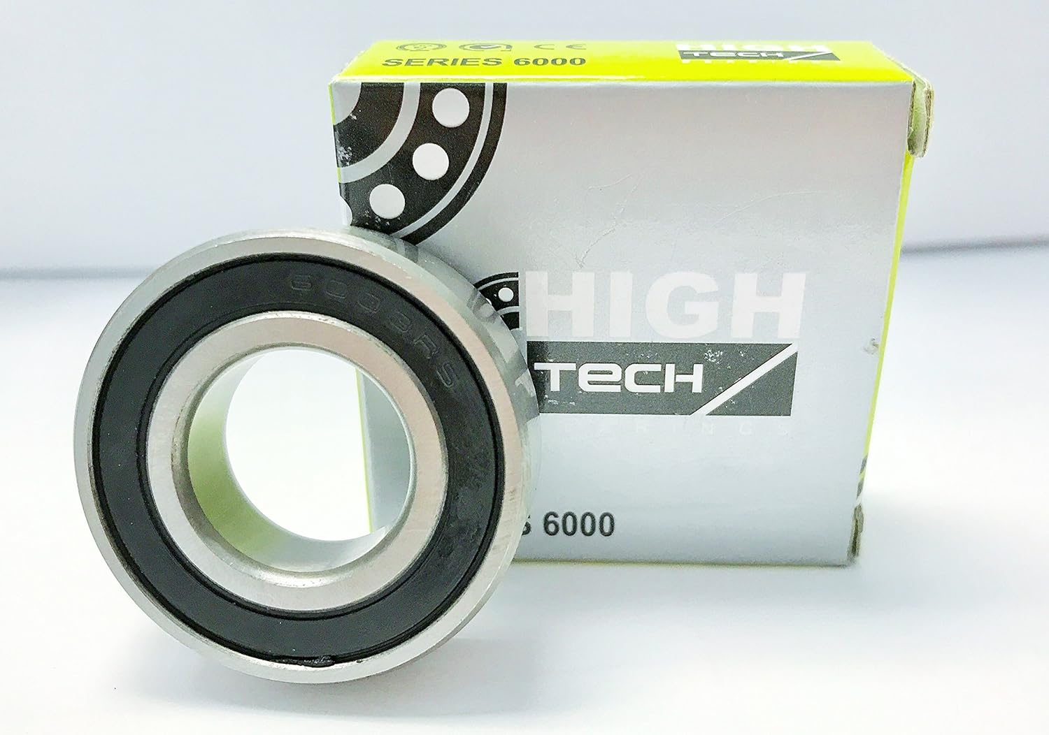Rubber Double Sealed Deep Groove Ball Bearing Prelubricated Metric