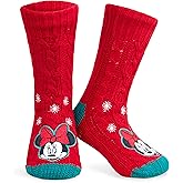 Disney Fluffy Socks for Women and Teenagers Soft Warm Slipper Socks Non Slip One Size Lounge Wear Gifts for Women