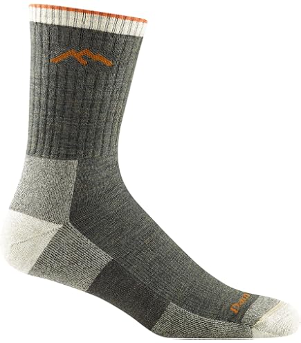 Calze Darn Tough Hike/Trek In Lana Merino – 1/4 Peso Medio, Cuscino, Nero, XXL (Uomo)