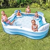 Intex Inflatable Swim Center Family Lounge 90x90x26 inches Multi-color view 2