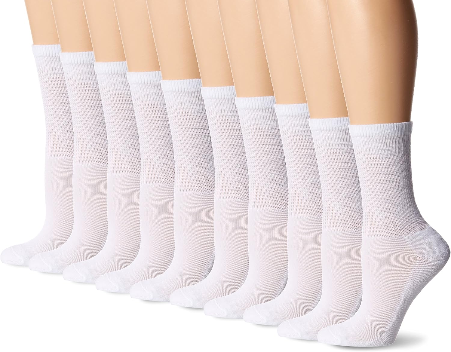 Fruit Of The Loom Women's PlusSize 10 Pack Crew Socks at Amazon Women
