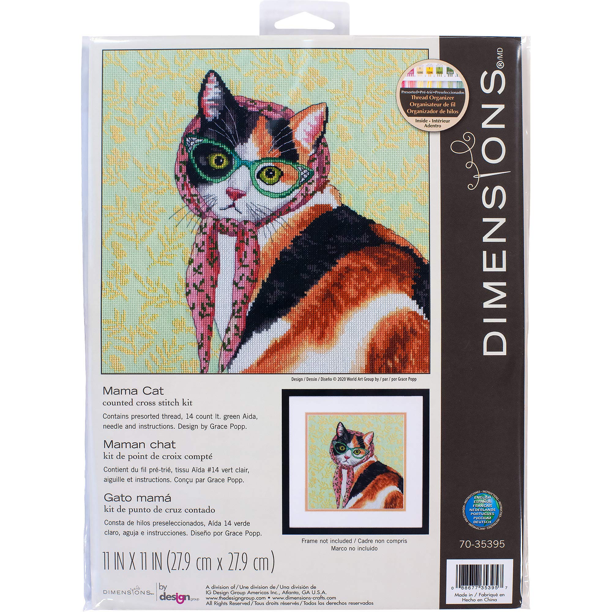 Dimensions Counted Cross Stitch Kit, Aida, Multicolor