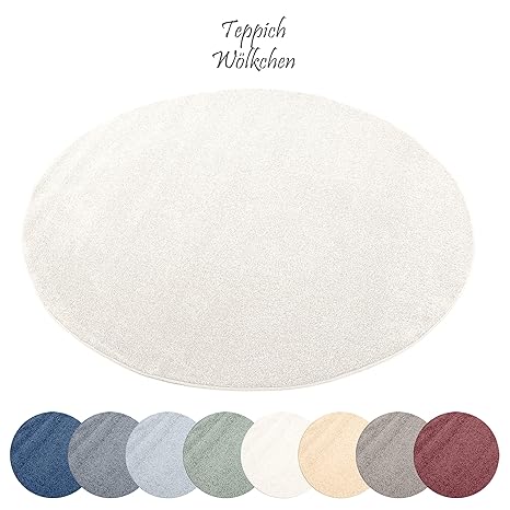 Designer-Teppich Pastell Kollektion | Flauschige Flachflor Teppiche fürs Wohnzimmer, Esszimmer, Schlafzimmer oder Kinderzimme