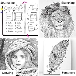 Muchcute Micro Fineliner Drawing Art Pens: 8 Black