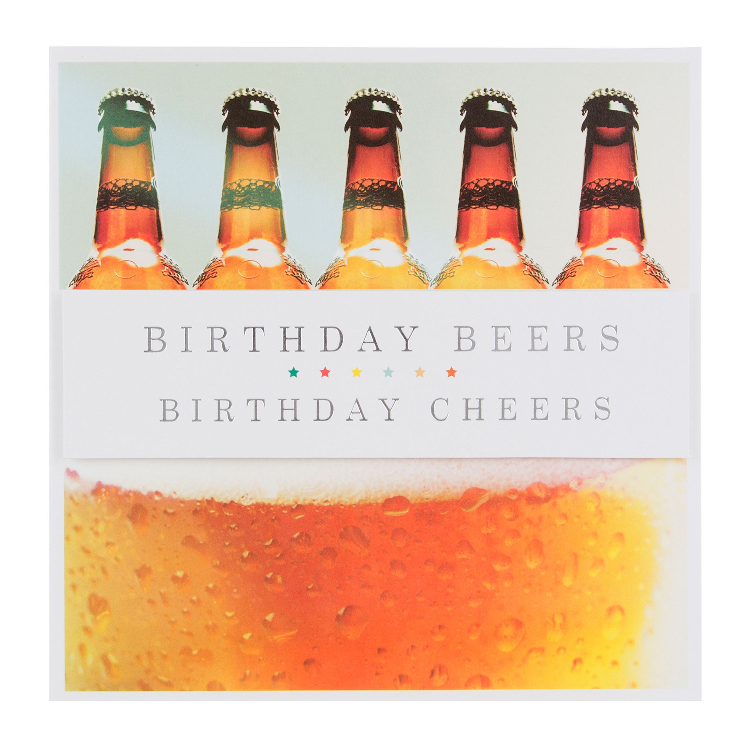 Hallmark Birthday Card "Cheers" - Medium