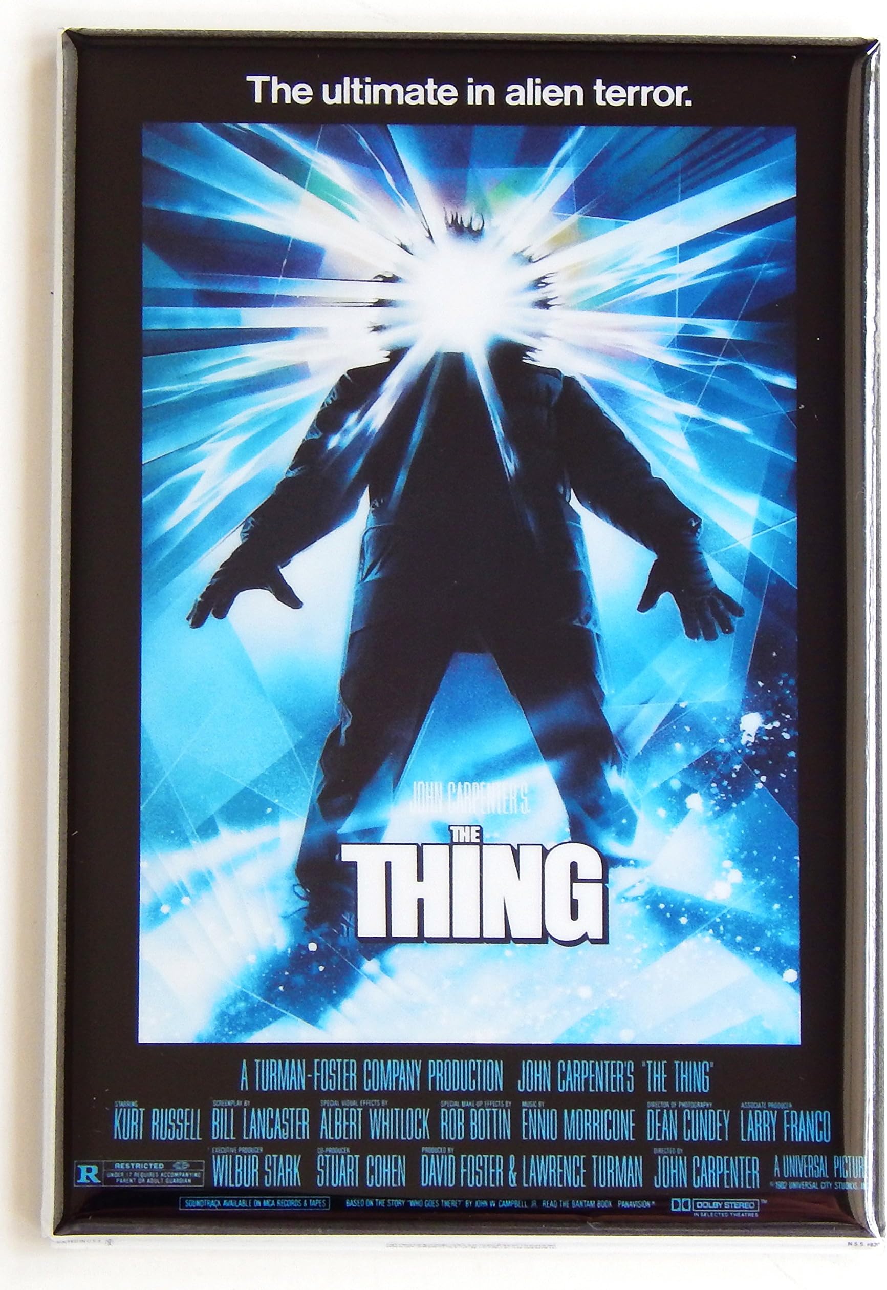 The Thing (1982) Movie Poster Fridge Magnet (2 x 3 inches)