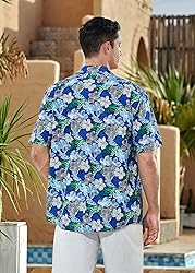 Hawaiian Shirt for Men Short Sleeve Button Down